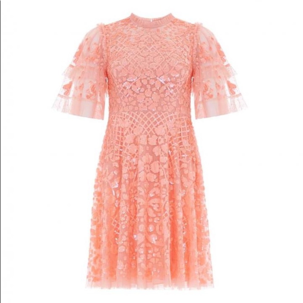 Authentic NEEDLE & THREAD AURELIA MINI DRESS